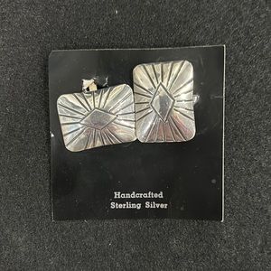 sterling silver cuff link